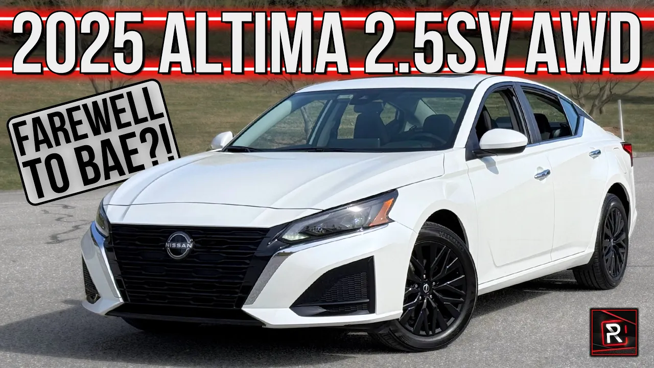 The 2025 Nissan Altima 2.5SV AWD Is A Sad Farewell To A Great Family Sedan