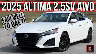The 2025 Nissan Altima 2.5SV AWD Is A Sad Farewell To A Great Family Sedan
