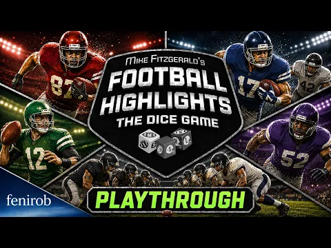 Football Highlights: The Dice Game | Playthrough (2 Players)