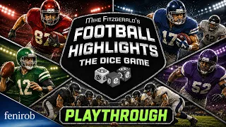Football Highlights: The Dice Game | Playthrough (2 Players)