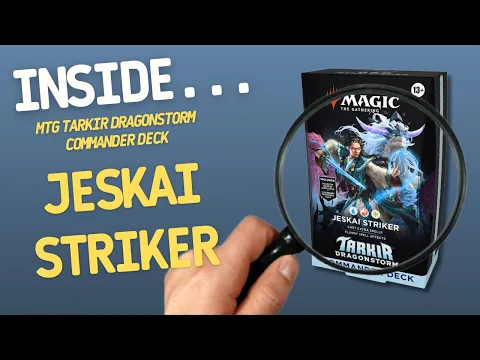 Magic The Gathering Tarkir Dragonstorm Commander Deck Jeskai Striker| Inside with João Ricardo Ep809