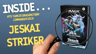 Magic The Gathering Tarkir Dragonstorm Commander Deck Jeskai Striker| Inside with João Ricardo Ep809