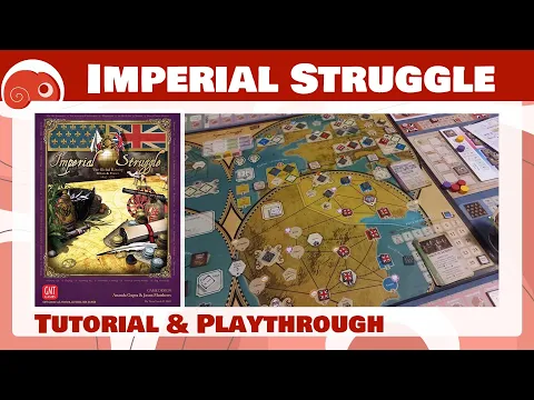 Imperial Struggle - 2p - Tutorial e partita completa con discussione finale