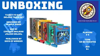 Ticket to Ride Deluxe Trains Unboxing
