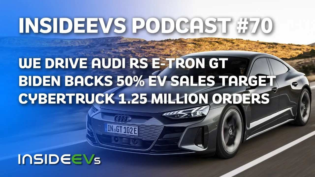 Audi RS e-tron GT Driven, Biden's 50% EV Target and Cybertruck 1.25 Million Orders