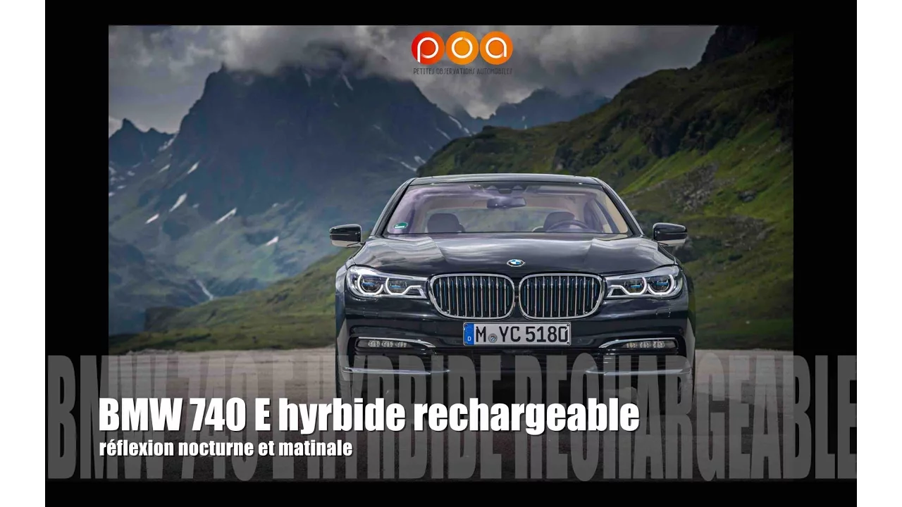 BMW Série 7 740e hybride rechargeable : peut-elle rattraper Tesla ? - Essai