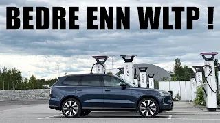 Volvo EX90 | Rekkeviddetest i 80km/t | 100km/t | 120km/t