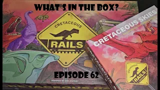 What's In the box? Ep62 Cretaceous Rails and Cretaceous Skies Expansion Unboxing