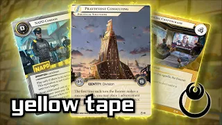 Yellow Tape - Pravdivost Lockdown - The Métropole Grid