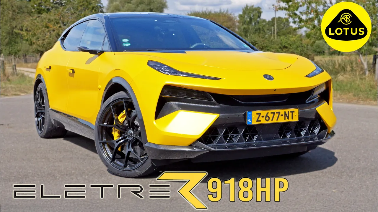 918HP LOTUS ELETRE R is DANGEROUS!! // REVIEW on AUTOBAHN