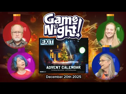 GameNight! 24 Days of Christmas Day 20 - Exit: The Game Advent Calendar - The Missing Hollywood Star