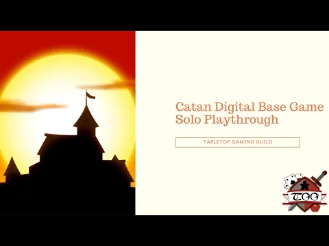 Catan Digital Base Game - Solo Playthrough