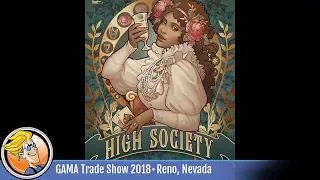 High Society — game preview at the 2018 GAMA Trade Show