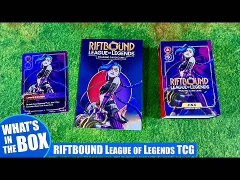 RIFTBOUND League of Legends Trading Card Game TCG | JINX CHAMPIONS DECK Unboxing | Riot Games