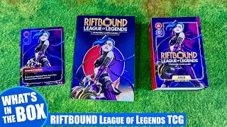 RIFTBOUND League of Legends Trading Card Game TCG | JINX CHAMPIONS DECK Unboxing | Riot Games