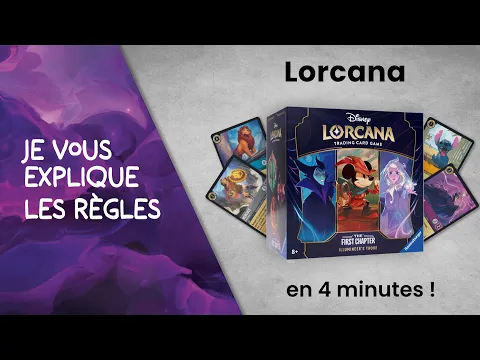 Je vous explique les règles du jeu LORCANA en moins de 4 minutes!