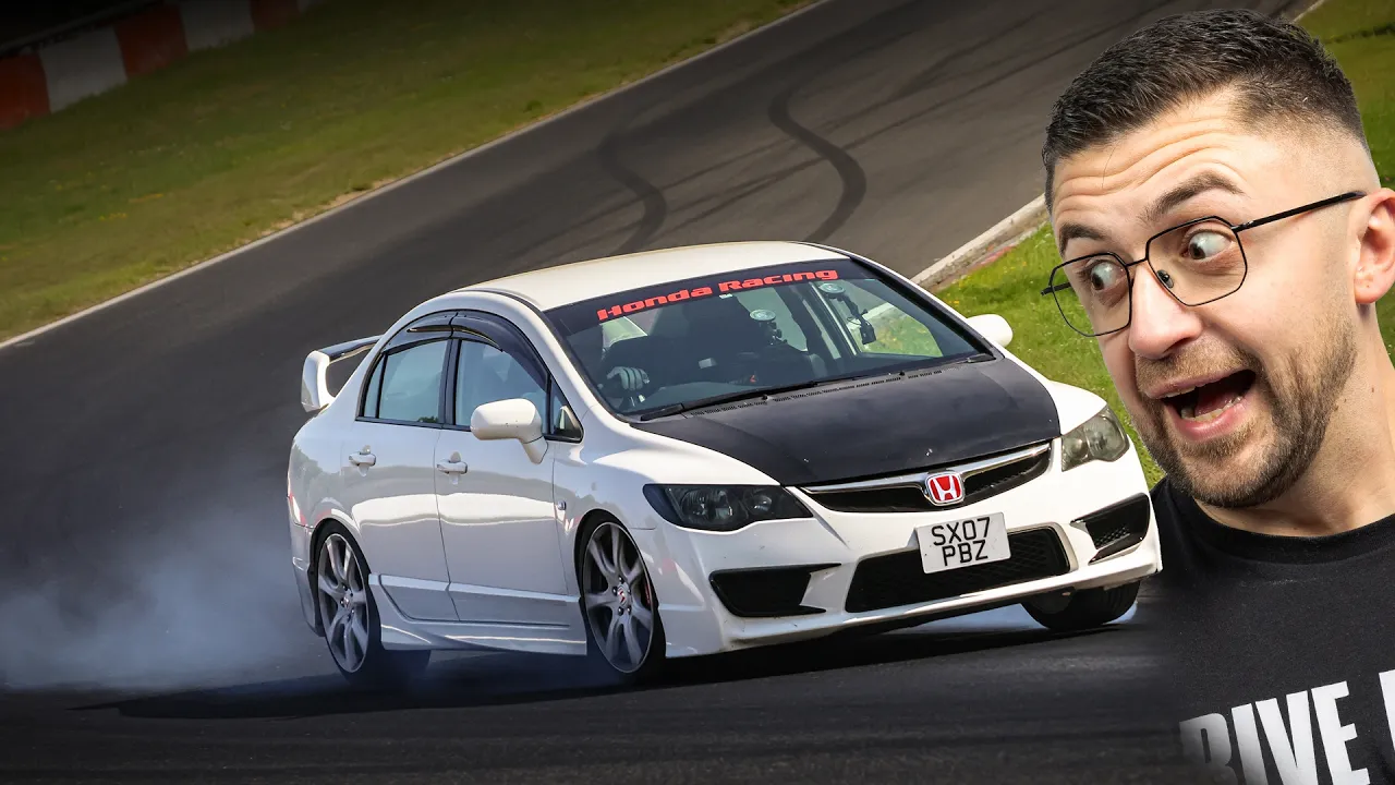 K20 goes BRAAAAAAAAP Honda Civic FD2 Type R! // Nürburgring