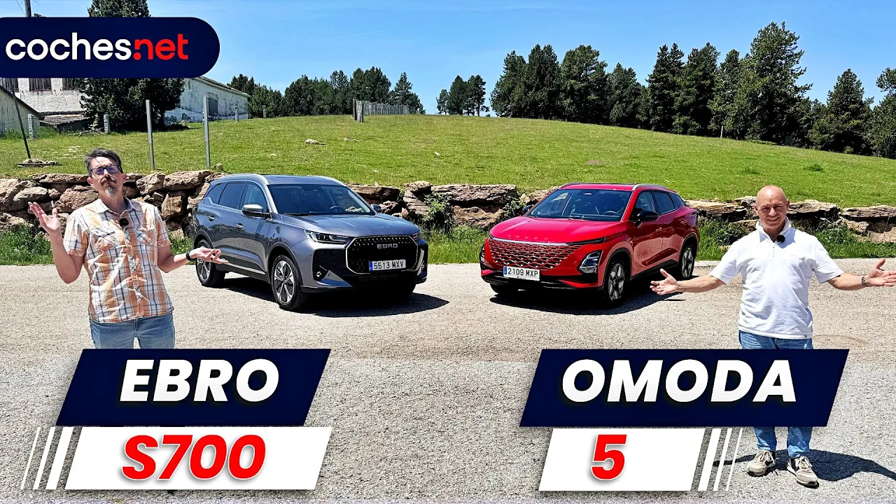 OMODA 5 vs EBRO S700 | Comparativa SUV chinos 2025 / Test / Review en español | coches.net
