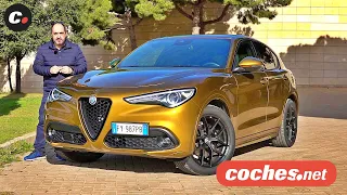 Alfa Romeo Stelvio y Giulia | Primera Prueba / Test / Review en español | coches.net