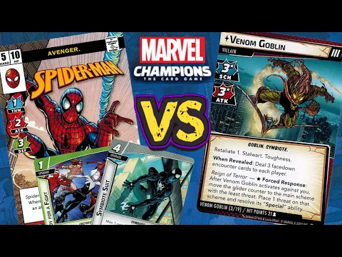 Symbiote Spider-Man vs Venom Goblin (Expert) Marvel Champions Playthrough