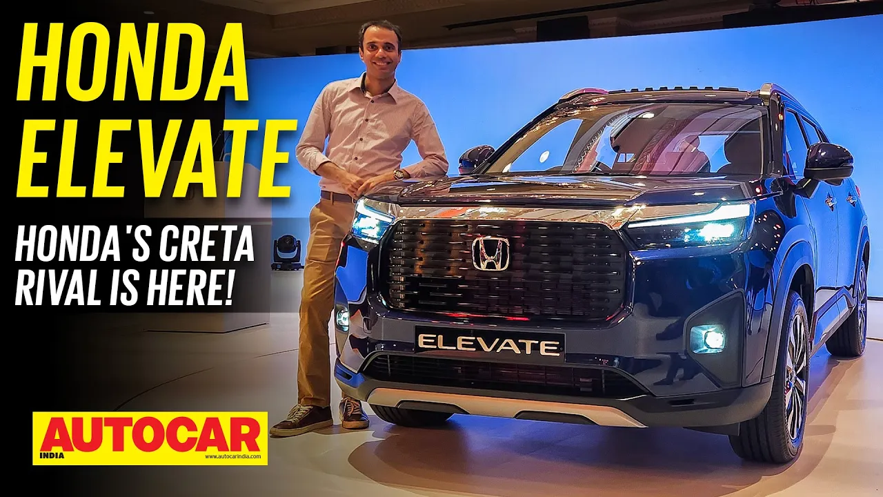 2023 Honda Elevate - New Honda SUV is here to take on the Hyundai Creta | First Look | Autocar India