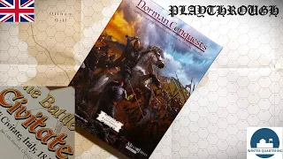 NORMAN CONQUESTS, Gmt games | Playthrough | Civitate | (eng) | Winter Quartering