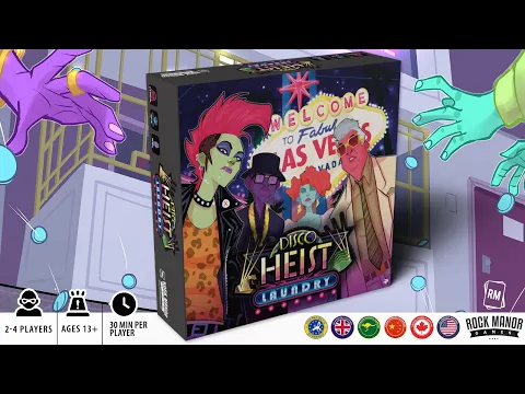 Disco Heist Laundry - Board Game Trailer