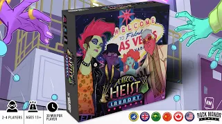 Disco Heist Laundry - Board Game Trailer