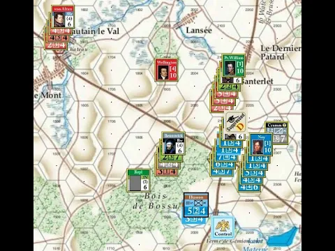 OSG Napoleon's Last Gamble - Quatre Bras 4 PM Coalition Phase