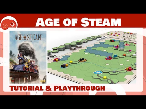 Age of Steam - Rust Belt Map - Tutorial e partita a 4 giocatori con discussione finale