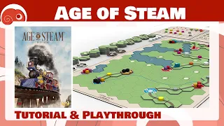 Age of Steam - Rust Belt Map - Tutorial e partita a 4 giocatori con discussione finale