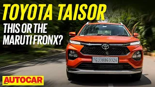Toyota Taisor review - Maruti Fronx in Toyota clothes | First Drive |  @autocarindia1