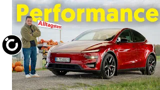 Tesla Model Y Performance im Alltag - NEUER Akku, Verbrauch & Fahrwerk