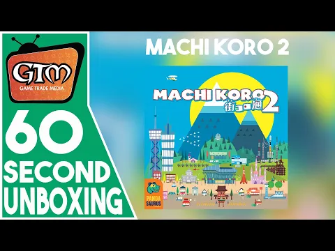 Machi Koro 2 by Pandasaurus Games| Game Trade Minute | (A 60 Second #Tabletopgaming Snapshot)