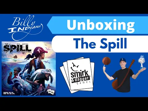 The Spill Board Game Unboxing (an environmentally themed cooperative game from Smirk & Dagger Games)