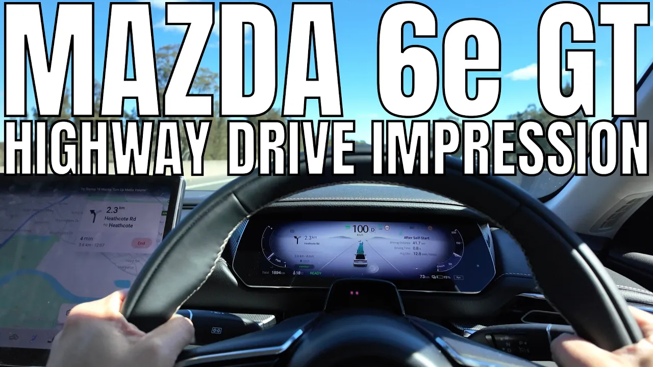 Mazda 6e GT Australia Review 2026: Highway Drive Impression in Sydney