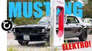 2. Leben für Oldtimer? E-Mustang aus 1968 im Test!