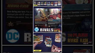 DC Deck Building Game - Rivals - The Flash vs Reverse Flash - Board Game In A Minute #shorts