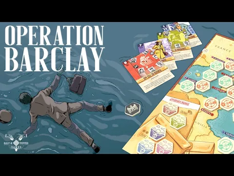 Operation Barclay Gameplay & Tutorial | Salt & Pepper Games | WW2 Boardgame