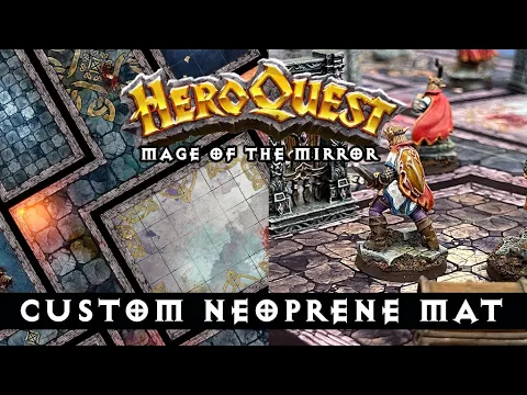 HeroQuest Mage of the Mirror 3x3ft Custom Board