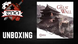 The Great Wall Base Game from Kickstarter Unboxing