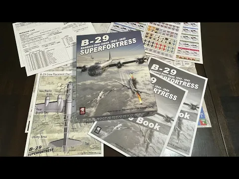 B-29 Superfortress, Bombers Over Japan 1944-45 (Legion Wargames) - (Re)Unboxing and Overview