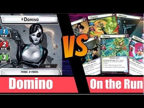 Marvel Champions | NeXt Evolution | Domino | X-Men | X-Force | Vs On the Run | Marauders | Justice