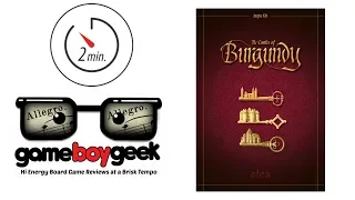 Castles of Burgundy 20th Anniversary edition (2-min Allegro) Review with the Game Boy Geek