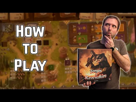 Learn to be a woodland critter blacksmith in Forges of Ravenshire (How to Play Board Games)