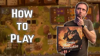 Learn to be a woodland critter blacksmith in Forges of Ravenshire (How to Play Board Games)