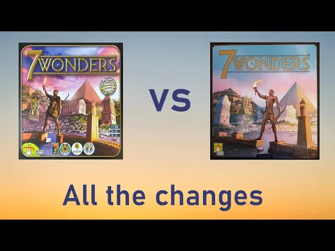 New edition  of 7 Wonders all the changes