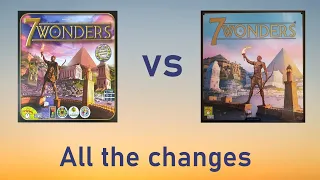 New edition  of 7 Wonders all the changes