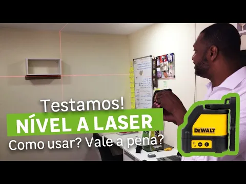 Nível a Laser de 2 linha Nivelamento Automático com alcance de 15m DW088K Dewalt