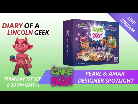 Cake of Doom - Amar & Pearl | Let's Talk Board Games ep 25